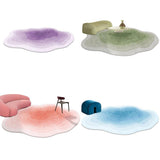 Shaped Cashmere Carpet Living Room Full Blanket Cloakroom Dressing Table - Purple