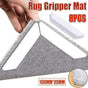 8Pcs Reusable Non-Slip Rug Grippers Carpet Pads for Floor Grip and Stability