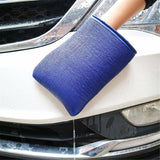 Magic Clay Mitt Glove Car Polish Clay Bar Detailing Glove Microfiber Car Wash - Top-Down View