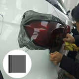 Light Smoke Black 2mx30cm Car Headlight Tint Wrap Tail Fog Light Vinyl Wrap Kit - Top-Down View