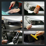 Light Smoke Black 2mx30cm Car Headlight Tint Wrap Tail Fog Light Vinyl Wrap Kit