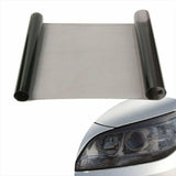 Light Smoke Black 2mx30cm Car Headlight Tint Wrap Tail Fog Light Vinyl Wrap Kit