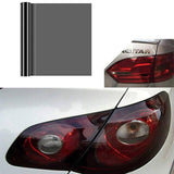Light Smoke Black 2mx30cm Car Headlight Tint Wrap Tail Fog Light Vinyl Wrap Kit