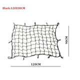 Car Roof Top Rack Basket Luggage Bungee Net Cargo Mesh Carrier Cover Storage - Side View