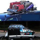 Car Roof Top Rack Basket Luggage Bungee Net Cargo Mesh Carrier Cover Storage - Low Angle