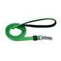 2X Adjustable Pet Travel Lead Clips with Car Buckle for Secure Restraint - Green