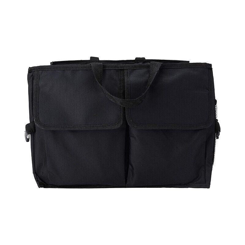 Foldable Car Boot Storage Box with Compartments and Pockets for Organising Tools