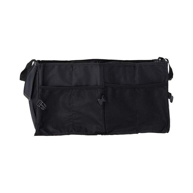 Foldable Car Boot Storage Box with Compartments and Pockets for Organising Tools