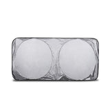Car Windshield Sunshade Foldable 150×70cm UV Block Front Visor for SUV Van - Front View