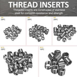 131PCS Thread Repair Kit M5 M6 M8 M10 M12 Helicoil Set with Drill and Tap Tools