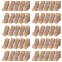 100PCS Sandwich Wedge Box Triangle Paper Container Cupcake Cake Box with Window - Cowhide