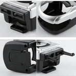 Silver Car Cup Holder Air Vent Mount Drink Can Holder Tray for Vehicle Dashboard