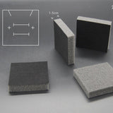 25X Jewelry Gift Boxes Shell Pattern 7.5CM Small GiftBox Empty Jewelry With Foam - Pink - Top-Down View