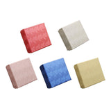 25X Jewelry Gift Boxes Shell Pattern 7.5CM Small GiftBox Empty Jewelry With Foam - Red - Front View