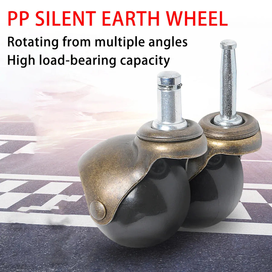 4PCS Office Chair Caster Wheels Furniture Pulley Wear Resistant Rollers Use