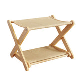 Sisal Double Layer Cat Scratching Board Foldable for Indoor Cats - Front View