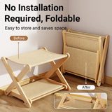 Sisal Double Layer Cat Scratching Board Foldable for Indoor Cats - 45-Degree Angle