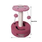 Cat Climbing Toy Small Jump Platform with Claw Scratching Board for Kittens Play - Green