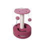 Cat Climbing Toy Small Jump Platform with Claw Scratching Board for Kittens Play - Pink