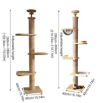 Cat Toy Cat Climbing Frame Floor Standing Multi Functional Cat Tree Pet Furniture - Simple Cat Tree