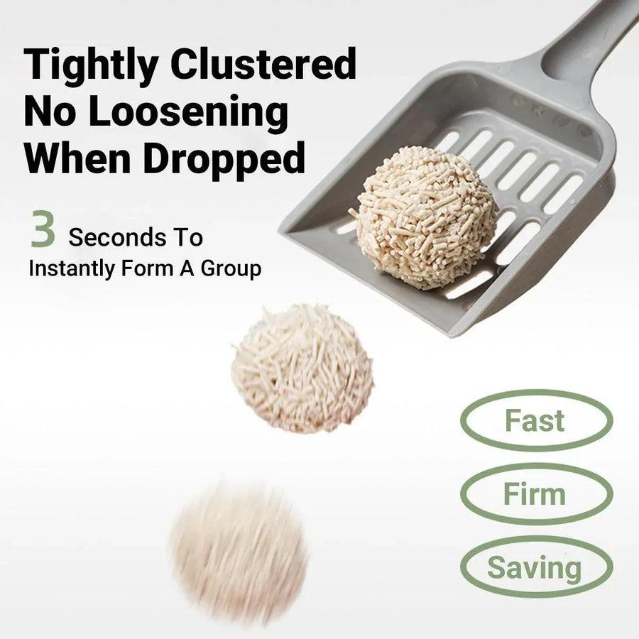 6pcs Tofu Cat Litter Odour Control Dust Free Fast Clumping and Quick Absorption