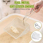 1-Piece Metal Cat Litter Scoop