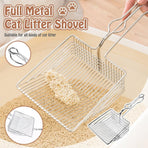 1-Piece Metal Cat Litter Scoop