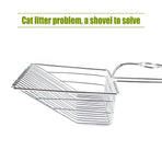 1-Piece Metal Cat Litter Scoop