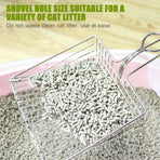 1-Piece Metal Cat Litter Scoop