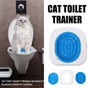 Cat Toilet Seat Trainer Kit Easy Toilet Training System for Cats Kittens