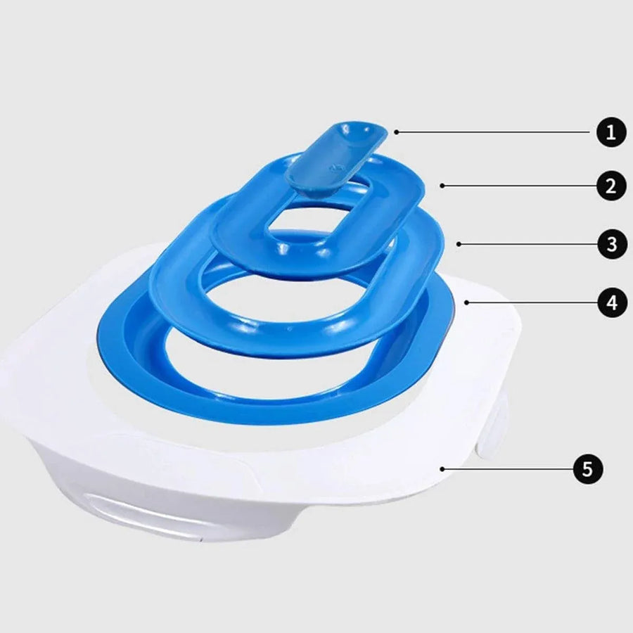 Cat Toilet Seat Trainer Kit Easy Toilet Training System for Cats Kittens