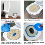Cat Toilet Seat Trainer Kit Easy Toilet Training System for Cats Kittens