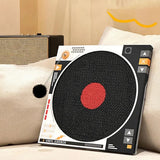 Record Player Cat Scratching Board Corrugated Cardboard Cat Toy - 45-Degree Angle