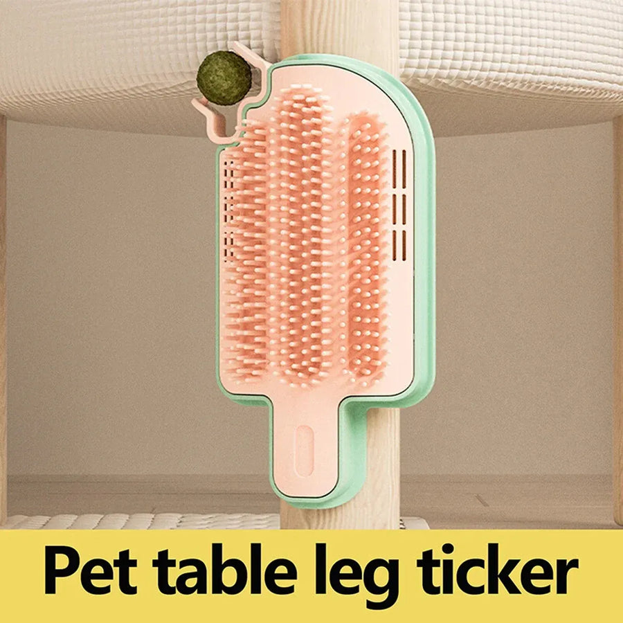 Wall Mounted Scratcher Cat Fur Rubbing Toy Scratching Post Pet Wall Scratcher - Catnip Type