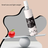 1PC Cartoon Black White Cat Automatic Folding Sun Umbrella Anti-UV For Unisex - Top-Down View
