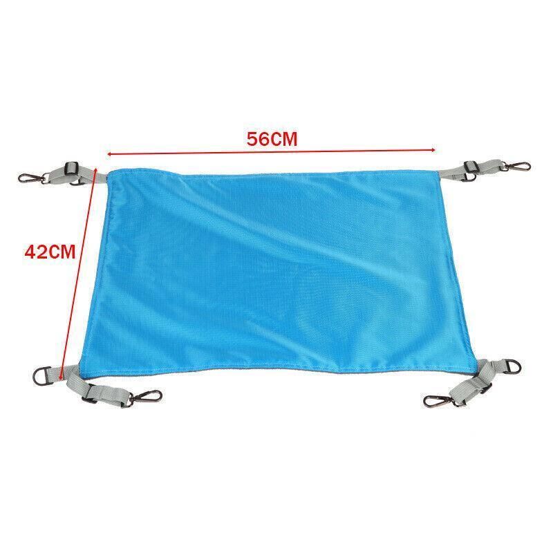 Waterproof Cat Hammock Hanging Bed Double Layer Dual Side Sleep Cage Swing Chair - Pink