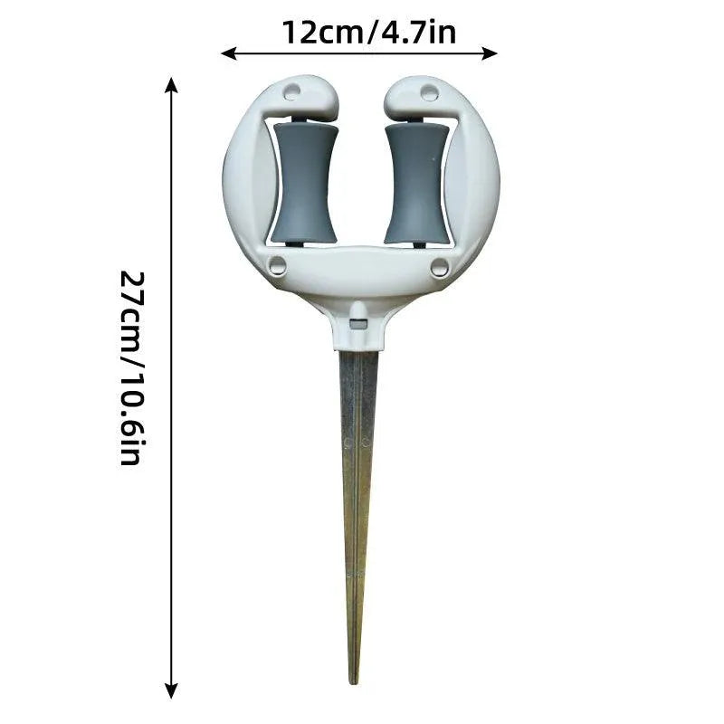 2pcs Garden Hose Stand Ground Insert Outdoor Watering Pipe Holder Positioning