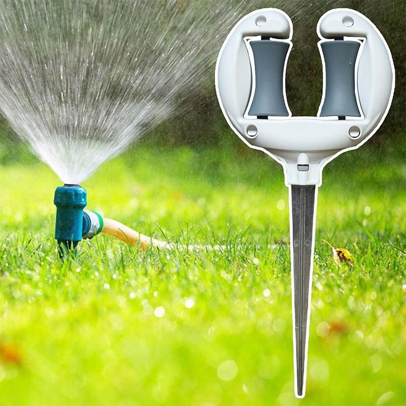 2pcs Garden Hose Stand Ground Insert Outdoor Watering Pipe Holder Positioning