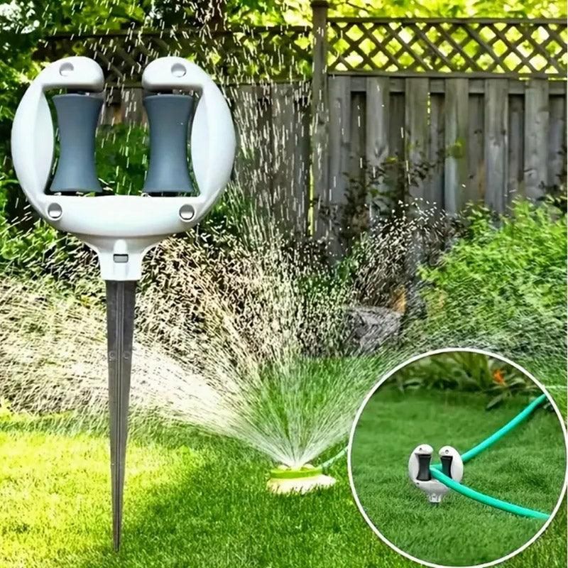 2pcs Garden Hose Stand Ground Insert Outdoor Watering Pipe Holder Positioning