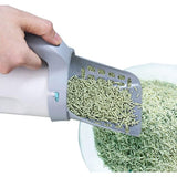 Cat Litter Scoop Integrated Detachable Shovel Holder Poop Pet Sifter Cleaning - 1 Cat Litter Shovel and 1 Roll Bags