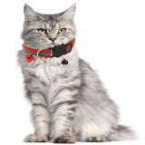 Reflective Cat Collar with Breakaway Buckle and Bell Adjustable for Small Pet Use - Yellow - Extra Image