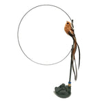 Cat Play Toy Simulation Birds Teaser Wand Interactive Stick with Suction Cup - 2