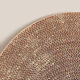 Cat Scratcher Lounge Bed Toy 40cm Round Foldable Cardboard Pad with Ball Track - Replacement Pad
