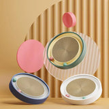 Cat Scratcher Lounge Bed Toy 40cm Round Foldable Cardboard Pad with Ball Track - Replacement Pad - Close-Up Angle