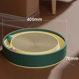 Cat Scratcher Lounge Bed Toy 40cm Round Foldable Cardboard Pad with Ball Track - Replacement Pad - Extra Image