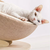 Cat Scratcher Bed Toy Cat Scratcher Bed Kitten Scratching Pad Pet Furniture Cat - Close-Up Angle