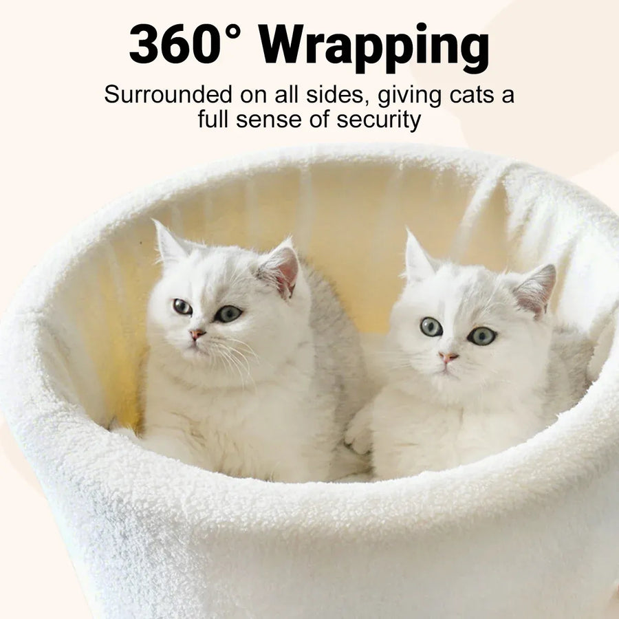 Cat Bed Coffee Cup Shape Cartoon Pet Bed Soft Nest Small Pets Sleeping Indoor