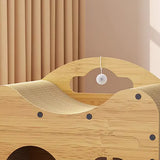 2 in 1 Cat Bed Cat Scratcher Cat House Kitten Sleeping Bed Pet Furniture Cat - Extra Image