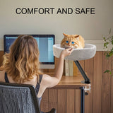 Suspended Cat Bed Desktop Hammock Cat Bed For Office Desk Window Mount Sleeping