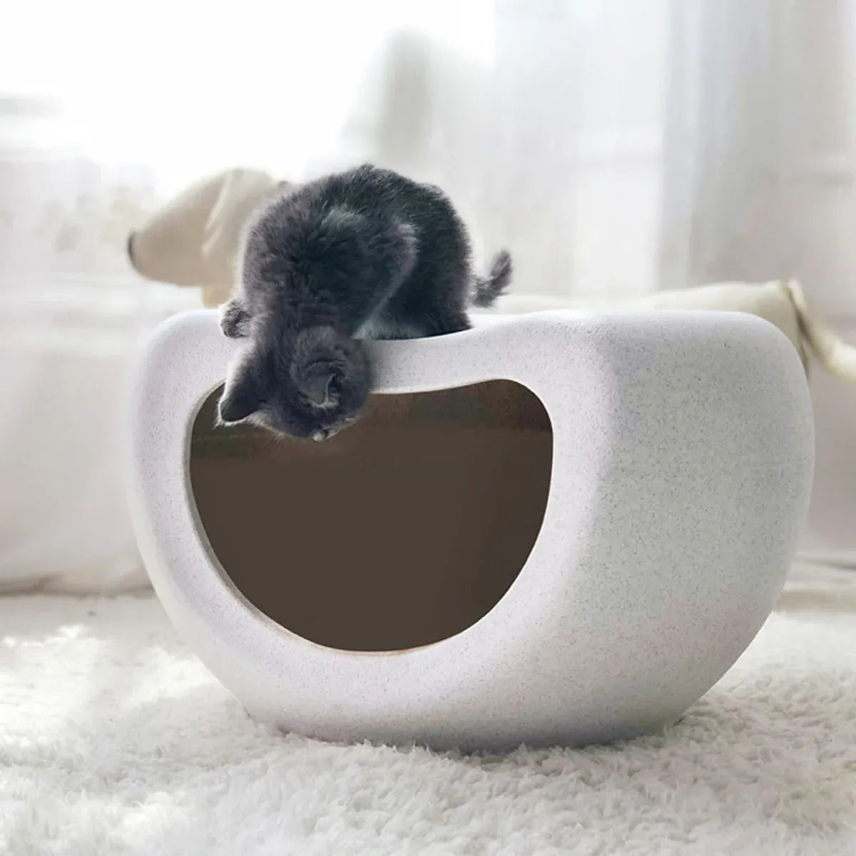 Plastic Pet Nest for Cats Small Dogs Waterproof Detachable Easy to Clean NonSlip